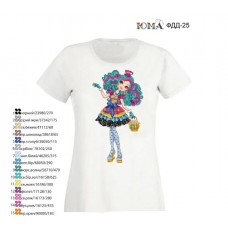 Детская футболка для вышивки "Мэделин Хэттер"